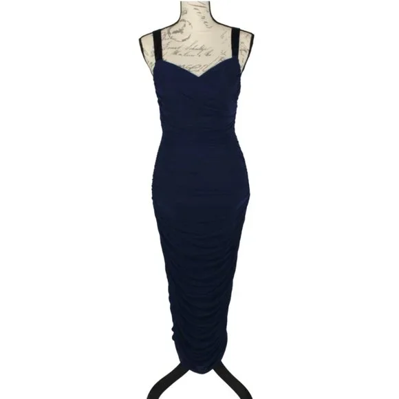 shein navy blue dress Navy blue formal dress large SHEIN L (12-14)